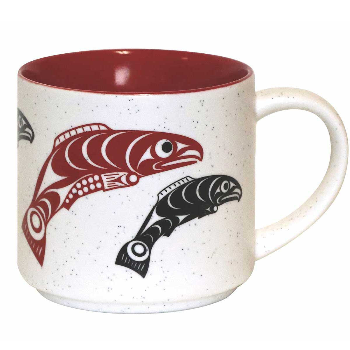 Native Northwest Ceramic Mug Salmon