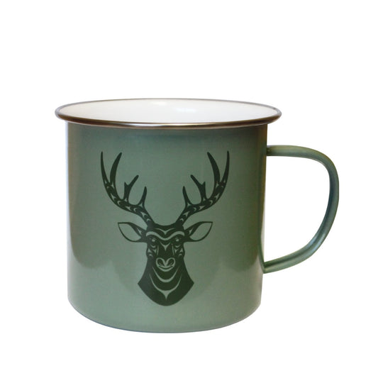 Native Northwest Enamel Mug - Deer head