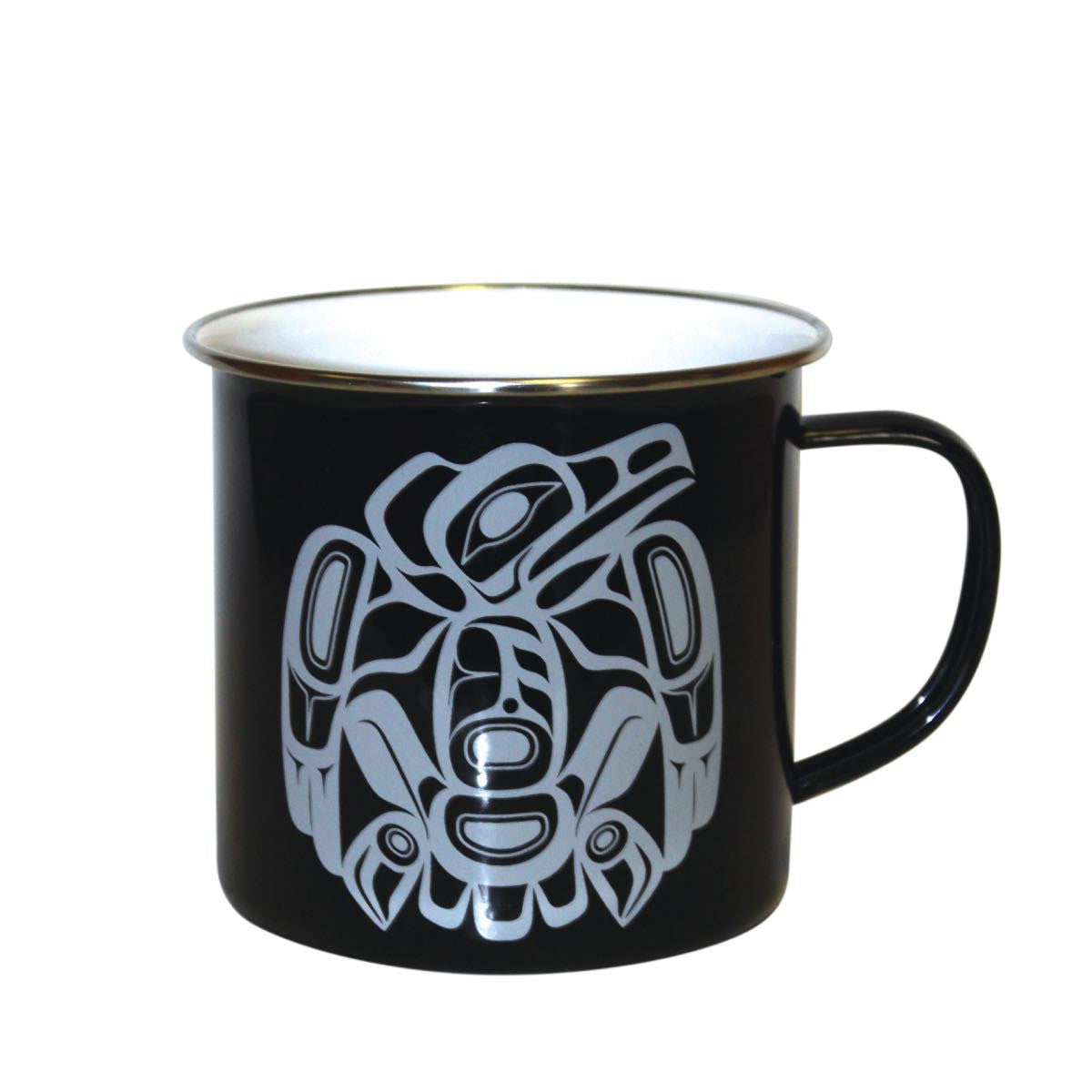 Native Northwest Enamel Mug - Raven