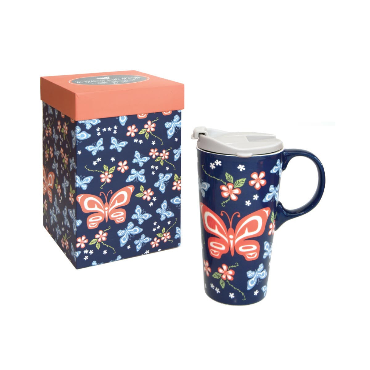 Perfect Mug - Butterfly and Wild Roses