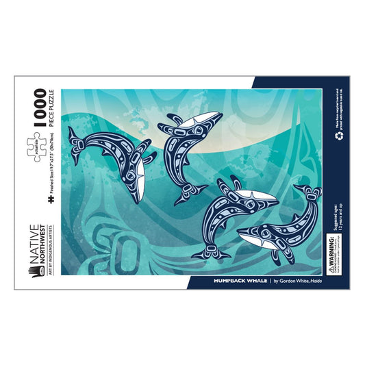 Native Northwest 1000 Piece Puzzle - Humpback Whale