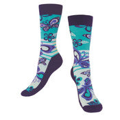 Native Northwest Art Socks - Butterflies