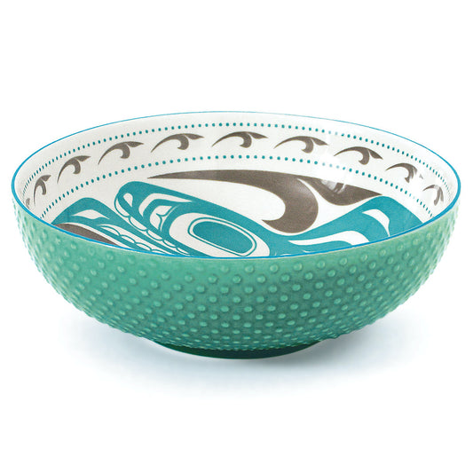 Porcelain Art Serving Bowl - Killer Whale