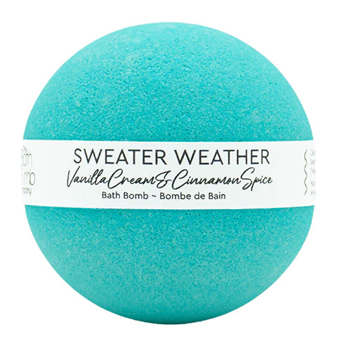 Sweater Weather Vanilla Creams & Cinnamon Spice Bath Bomb 200g