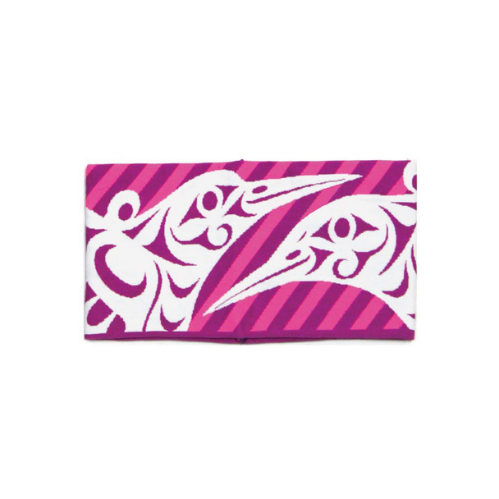 Headband - Hummingbird Flight – Purple, Pink and White