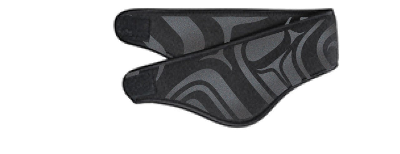 Fleece Headbands - Formline (Black/Grey)