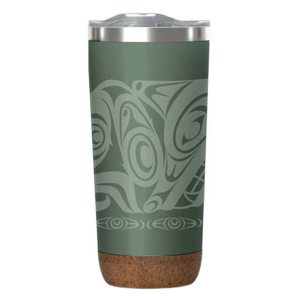 Cork Base Travel Mug (20oz) - Urban Wolf