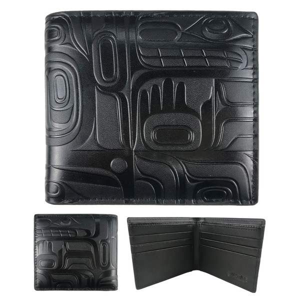 Native Northwest Leather Embossed Wallet – Tradition